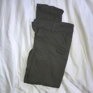 Olive green, skinny pant - U.K. size 12, US size 8